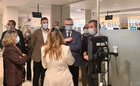 El consejero de Salud, Juan José Pedreño, visitó las instalaciones del centro Diaverum Servicios Renales en Caravaca de la Cruz.