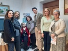 La consejera de Política Social, Familias e Igualdad, Conchita Ruiz, junto al alcalde Molina de Segura, José Ángel Alfonso, durante la visita a la...