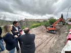 El consejero de Fomento e Infraestructuras, Jorge García Montoro, supervisa el inicio de las obras de emergencia en varias carreteras de Cehegín....