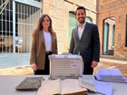 Entrega de los documentos de la Cárcel Vieja.