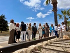 Clausura de la consejera de Empresa, Empleo y Economía Social, junto con el alcalde de La Unión, Joaquín Zapata durante la clausura del PMEF 'Construcción...