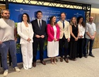 Los consejeros de Presidencia, Portavocía, Acción Exterior y Emergencias, Marcos Ortuño, y de Agua, Agricultura, Ganadería y Pesca, Sara Rubira, ...