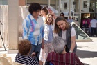 La consejera de Política Social, Conchita Ruiz, y la alcaldesa de Puerto Lumbreras, María Ángeles Túnez, durante la celebración del 15 aniversario...