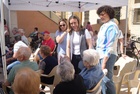 La consejera de Política Social, Conchita Ruiz, y la alcaldesa de Puerto Lumbreras, María Ángeles Túnez, durante la celebración del 15 aniversario...