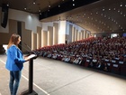 La consejera Sara Rubira durante la clausura de la jornada 'Ganadería Murciana: el arte de nutrir el futuro gastronómico'