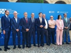 El consejero de Fomento e Infraestructuras, Jorge García Montoro, durante su intervención en el Foro Económico y Social del Mediterráneo organizado...