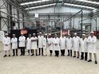 La consejera Sara Rubira durante su visita a la empresa Hida.