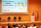 La consejera de Política Social, Familias e Igualdad, Conchita Ruiz, durante la clausura del Encuentro colaborativo 'Puentes hacia el Empleo' (1)