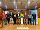 El director general de Medio Ambiente, Juan Antonio Mata, junto con el gerente de Gestión local y autonómica de Ecoembes para la Región de Murcia,...