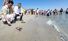 El consejero de Medio Ambiente, Universidades, Investigación y Mar Menor, Juan María Vázquez, con al alcalde de San Javier, José Miguel Luengo, durante...
