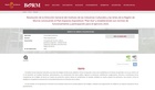 Imagen del anuncio en el BORM de la convocatoria del Plan de Espacios Expositivos