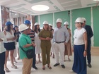 La consejera de Política Social, Familias e Igualdad, Conchita Ruiz y el alcalde de Torre Pacheco en visita a las obras del centro de envejecimie...