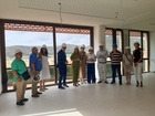 La consejera de Política Social, Familias e Igualdad, Conchita Ruiz y el alcalde de Torre Pacheco en visita a las obras del centro de envejecimie...