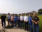 Imagen de la consejera Sara Rubira junto al alcalde de Moratalla, representantes de la Dop Arroz de Calasparra y  productores del Coto Arrocero