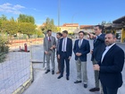 El consejero de Fomento e Infraestructuras, Jorge García Montoro, junto al alcalde de Molina de Segura, José Ángel Alfonso, y el director general...
