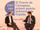 El presidente de la Comunidad, Fernando López Miras, participó hoy en Cartagena en el 'Foro Conversa', organizado por la Cadena Ser (3)