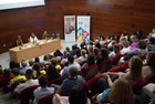 La consejera de Política Social, Familias e Igualdad, Conchita Ruiz, durante el acto de inauguración de la Jornada Técnica Conmemorativa del XXX ...