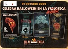 Cartel del 'Maratón de Halloween' de la Filmoteca regional