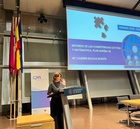 Inauguración de las jornadas a cargo de la secretaria general de la consejería de Educación y FP, Carmen Zamora