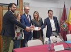 El consejero de Educación y Formación Profesional, Víctor Marín, y la alcaldesa de Cartagena, Noelia Arroyo, inauguran la I Jornada por una formación...