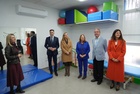 La consejera de Política Social, Familias e Igualdad, Conchita Ruiz, junto a la presidente de la Asamblea, Visitación Martínez, y el alcalde San ...