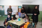 La consejera de Pol&iacute;tica Social, Conchita Ruiz, junto a la alcaldesa de Fuente &Aacute;lamo, Juana Mar&iacute;a Mart&iacute;nez, y la presidenta de Afammer, Carmen Ingl&eacute;s,...