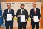 Firma en el Palacio de San Esteban del convenio de colaboraci&oacute;n que supone la creaci&oacute;n del Consorcio del Campus Mare Nostrum