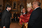 El presidente de la Comunidad, Fernando L&oacute;pez Miras, asisti&oacute; a la solemne eucarist&iacute;a de apertura oficial del A&ntilde;o Jubilar de la Sant&iacute;sima Cruz de Abanilla (1)