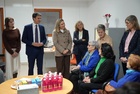 La consejera de Pol&iacute;tica Social, Familias e Igualdad, Conchita Ruiz, y el alcalde de Molina de Segura, Jos&eacute; &Aacute;ngel Alfonso, durante su visita al Centro...