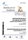 Cartel del concierto de este domingo del ciclo 'Bandas en el Auditorio'.