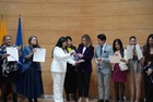 La consejera de Pol&iacute;tica Social, Familias e Igualdad, Conchita Ruiz, es nombrada `Embajadora del Consejo Violeta&acute; por el C&oacute;nsul de Ecuador en Murcia, C&eacute;sar Mantilla (1)