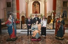 L&oacute;pez Miras entrega a la Cofrad&iacute;a del Perd&oacute;n de Murcia las im&aacute;genes del paso del Calvario restauradas por la Comunidad