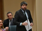 El presidente de la Comunidad, Fernando L&oacute;pez Miras, compareci&oacute; hoy en el pleno de la Asamblea Regional