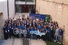 El consejero de Medio Ambiente, Universidades, Investigaci&oacute;n y Mar Menor, Juan Mar&iacute;a V&aacute;zquez, junto a los participantes y colaboradores, inaugura...