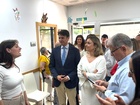 La consejera de Pol&iacute;tica Social, Familias e Igualdad, Conchita Ruiz, junto con el alcalde de Molina de Segura, Jos&eacute; &Aacute;ngel Alfonso, durante su visita...