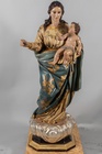 Imagen de la Virgen de los Remedios, patrona de Pliego, tras culminar el proceso de restauraci&oacute;n llevado a cabo en el Centro de Restauraci&oacute;n de la...
