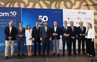 El presidente de la Comunidad, Fernando L&oacute;pez Miras, clausura la Asamblea General de la Federaci&oacute;n Regional de Empresarios de la Construcci&oacute;n de Murcia (Frecom)
