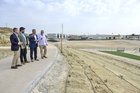 El presidente de la Comunidad, Fernando L&oacute;pez Miras, visita el nuevo Parque Inundable de Lorqu&iacute;/3