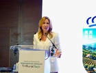 La consejera de Econom&iacute;a, Hacienda, Portavoc&iacute;a, Fondos Europeos y Transformaci&oacute;n Digital, durante la presentaci&oacute;n del proyecto TriRuralTech