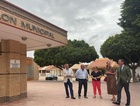 El consejero de Presidencia, Juventud, Acci&oacute;n Exterior y Emergencias, Marcos Ortu&ntilde;o, visit&oacute; hoy las instalaciones deportivas junto con la alcaldesa...