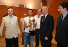 El presidente Valcárcel recibe al equipo de ElPozo Fútbol Sala