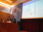 El consejero de Universidades, Empresa e Investigación, Salvador Marín, presenta junto al director general de Industria, Energía y Minas, José Francisco...