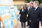Palacios visita las obras del Centro de Salud de Floridablanca