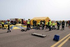 Simulacro de accidente aéreo en San Javier