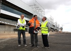 Visita de José Ballesta y arquitectos al Aeropuerto Internacional (1)