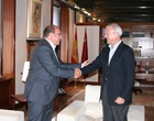 El presidente Valcárcel recibe al alcalde de Puerto Lumbreras I
