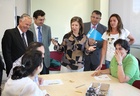 La consejera de Sanidad y Política Social, María Ángeles Palacios, visita el Centro para la Promoción de la Autonomía Personal de Fundown