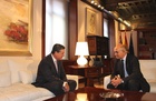 El jefe del Ejecutivo regional recibe al presidente del Sindicato Central de Regantes del Acueducto Tajo-Segura (3)