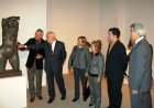 El jefe del Gobierno regional, Ramón Luis Valcárcel, presidió la inauguración de la exposición 'Hacia un nuevo clasicismo' del escultor José Carr...