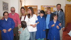La consejera de Familia e Igualdad de Oportunidades, Violante Tomás, en la visita realizada hoy al Centro de Día de AMPY 2 de 2